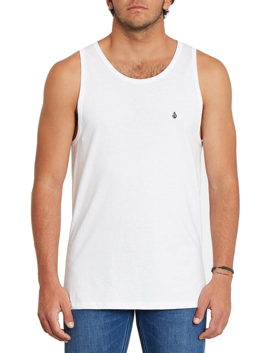 Volcom Stone Blanks Sleeveless T-Shirt in White