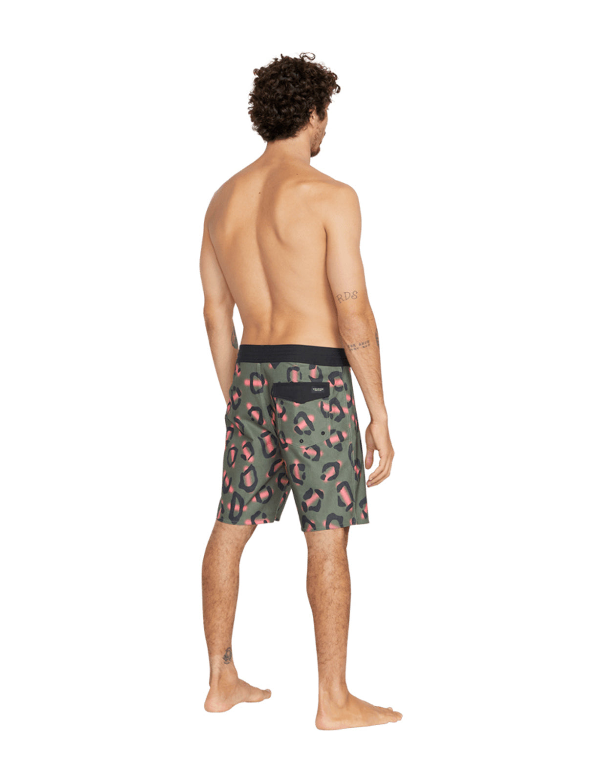 Volcom Stone Party Animals Stoney 19 Boardshorts in Military