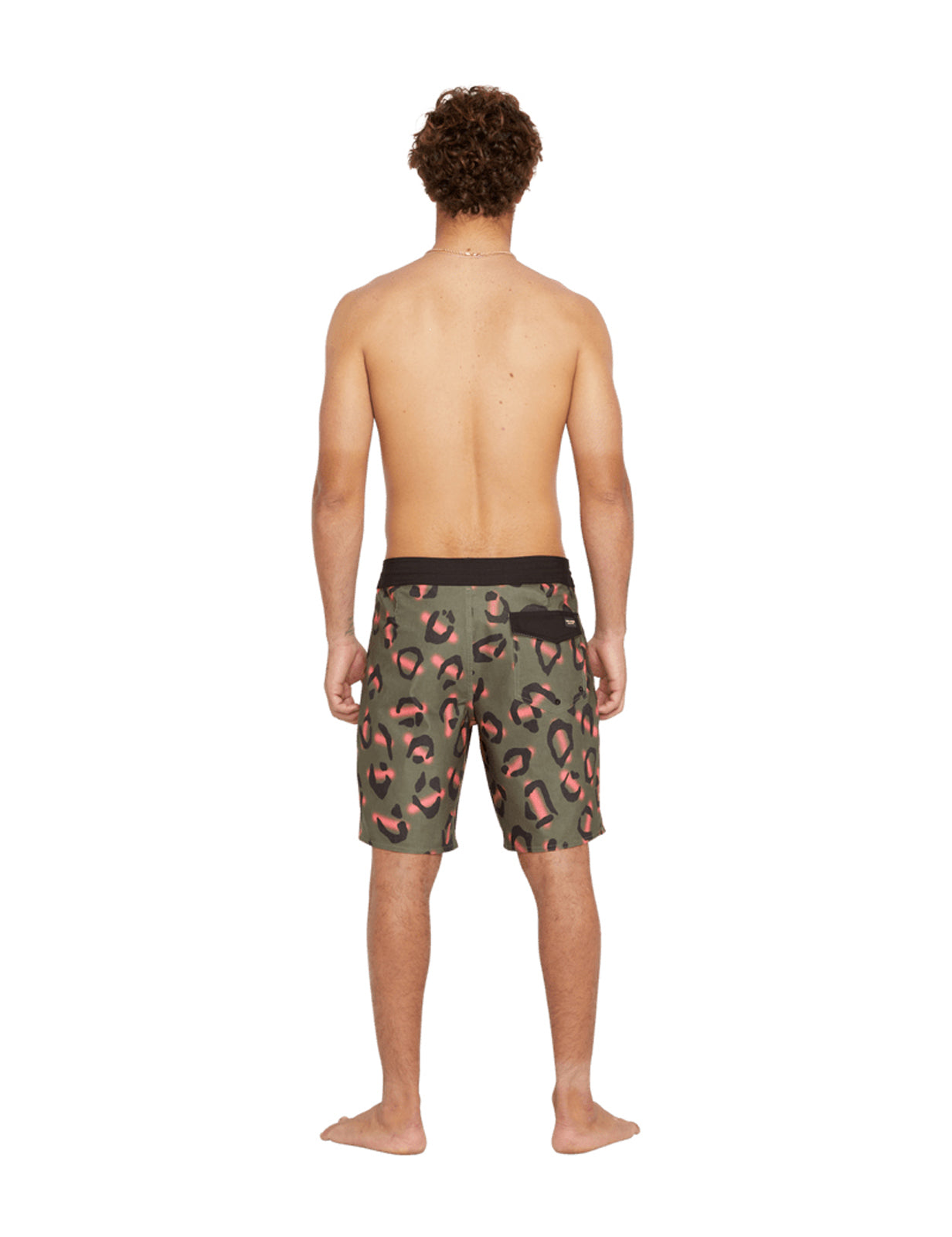 Volcom Stone Party Animals Stoney 19 Boardshorts in Military