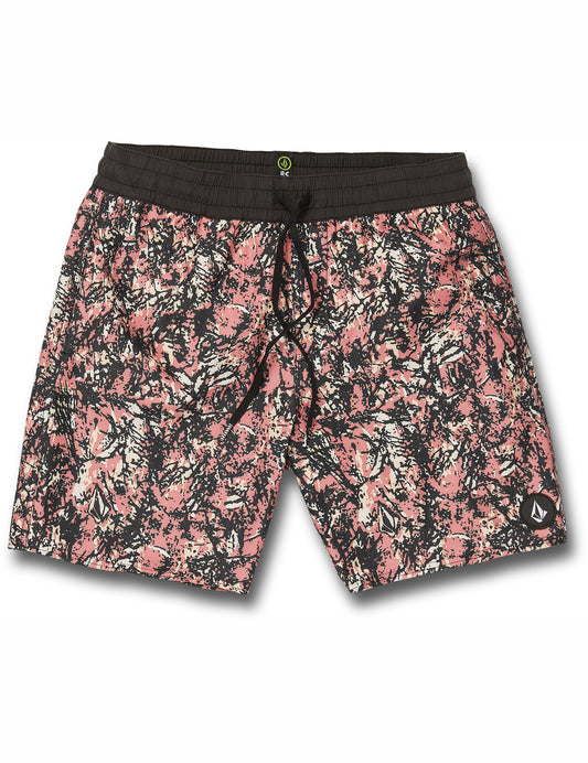 Volcom Stoney Trunk 17 Elasticated Boardshorts in Misty Rose