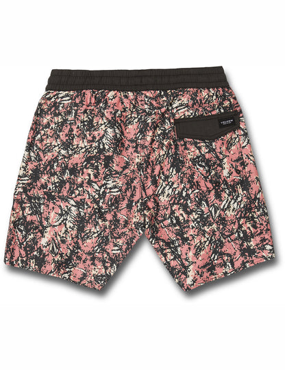 Volcom Stoney Trunk 17 Elasticated Boardshorts in Misty Rose