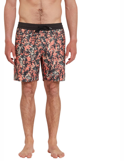 Volcom Stoney Trunk 17 Elasticated Boardshorts in Misty Rose