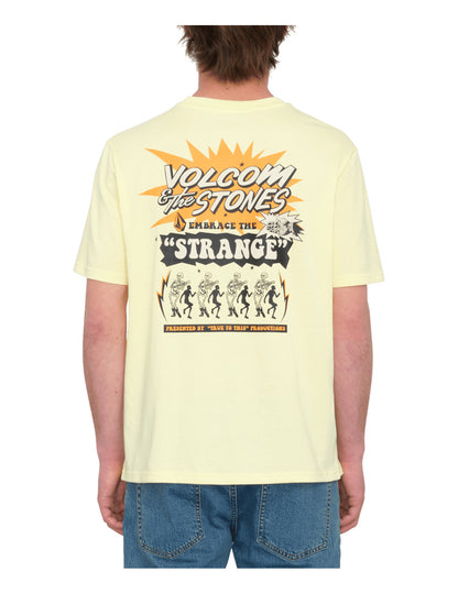 Volcom Strange Relics Short Sleeve T-Shirt in Aura Yellow