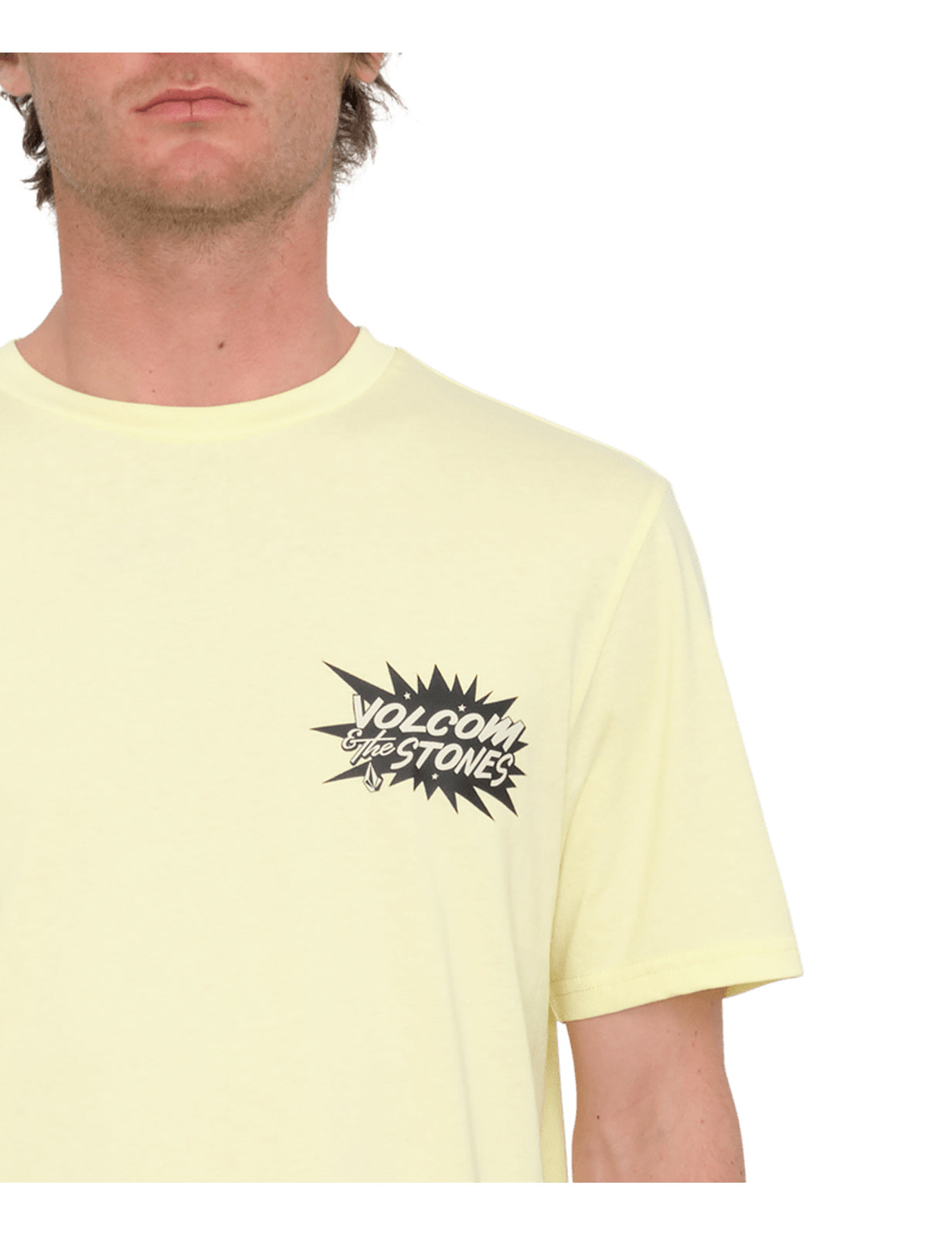 Volcom Strange Relics Short Sleeve T-Shirt in Aura Yellow