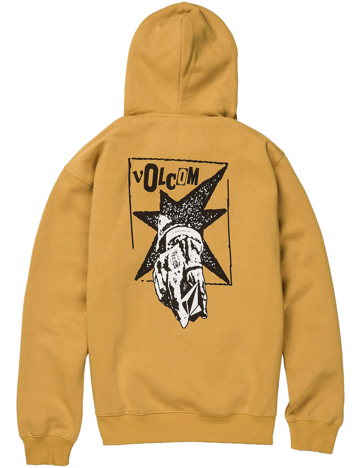 Volcom Strikehood Pullover Hoody in Honey Gold