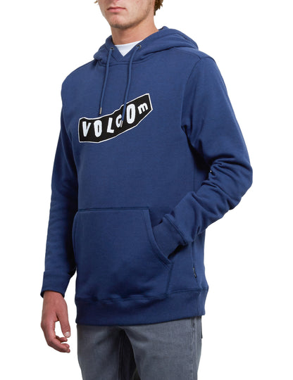 Volcom Supply Stone Pullover Hoody in Matured Blue