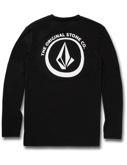 Volcom Taunt Long Sleeve Rash Vest in Black