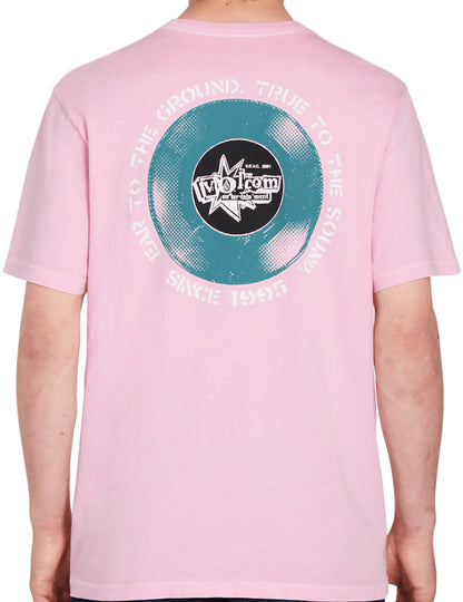 Volcom V Entertainment LP Short Sleeve T-Shirt in Reef Pink