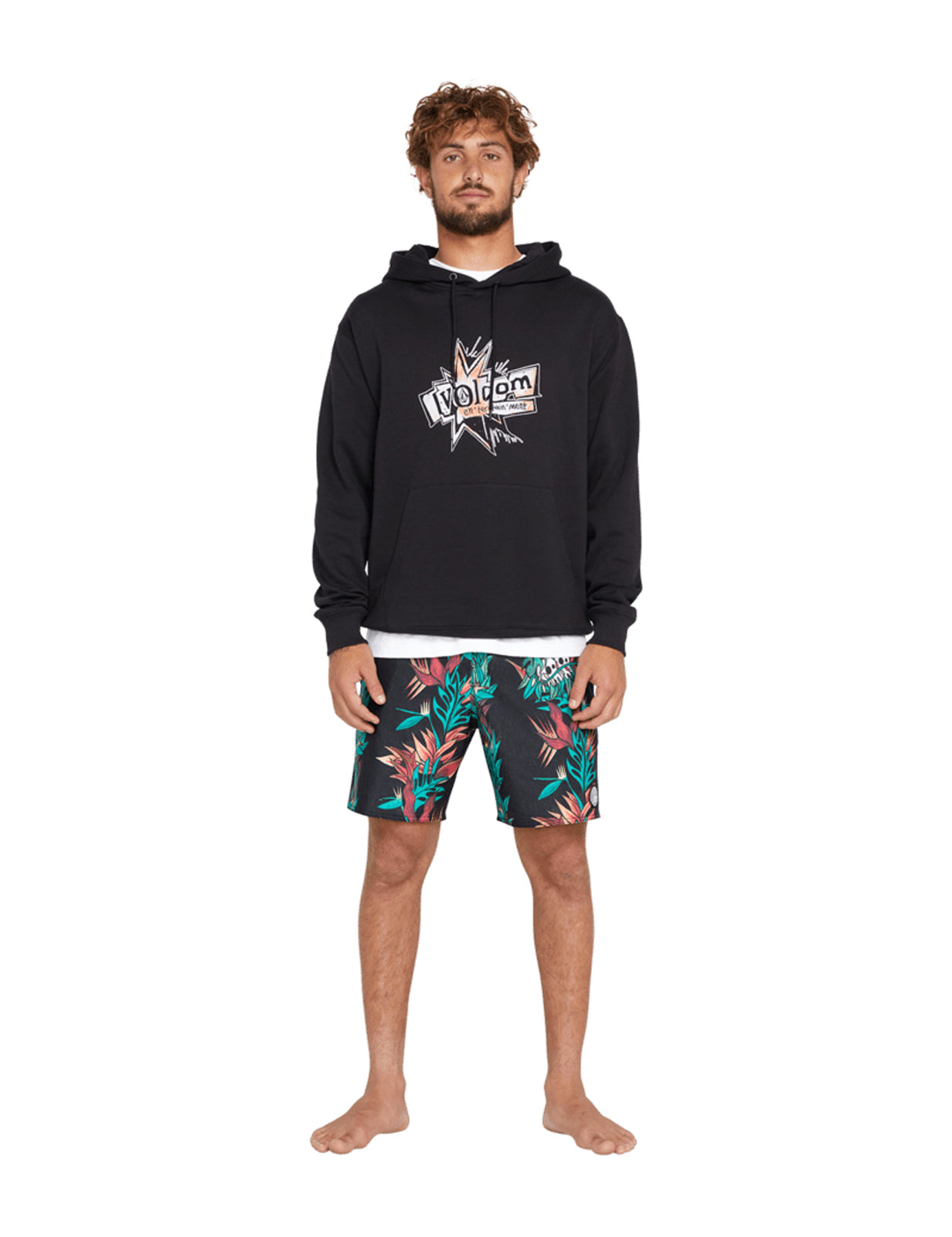 Volcom V Entertainment Pepper Pullover Hoody in Black