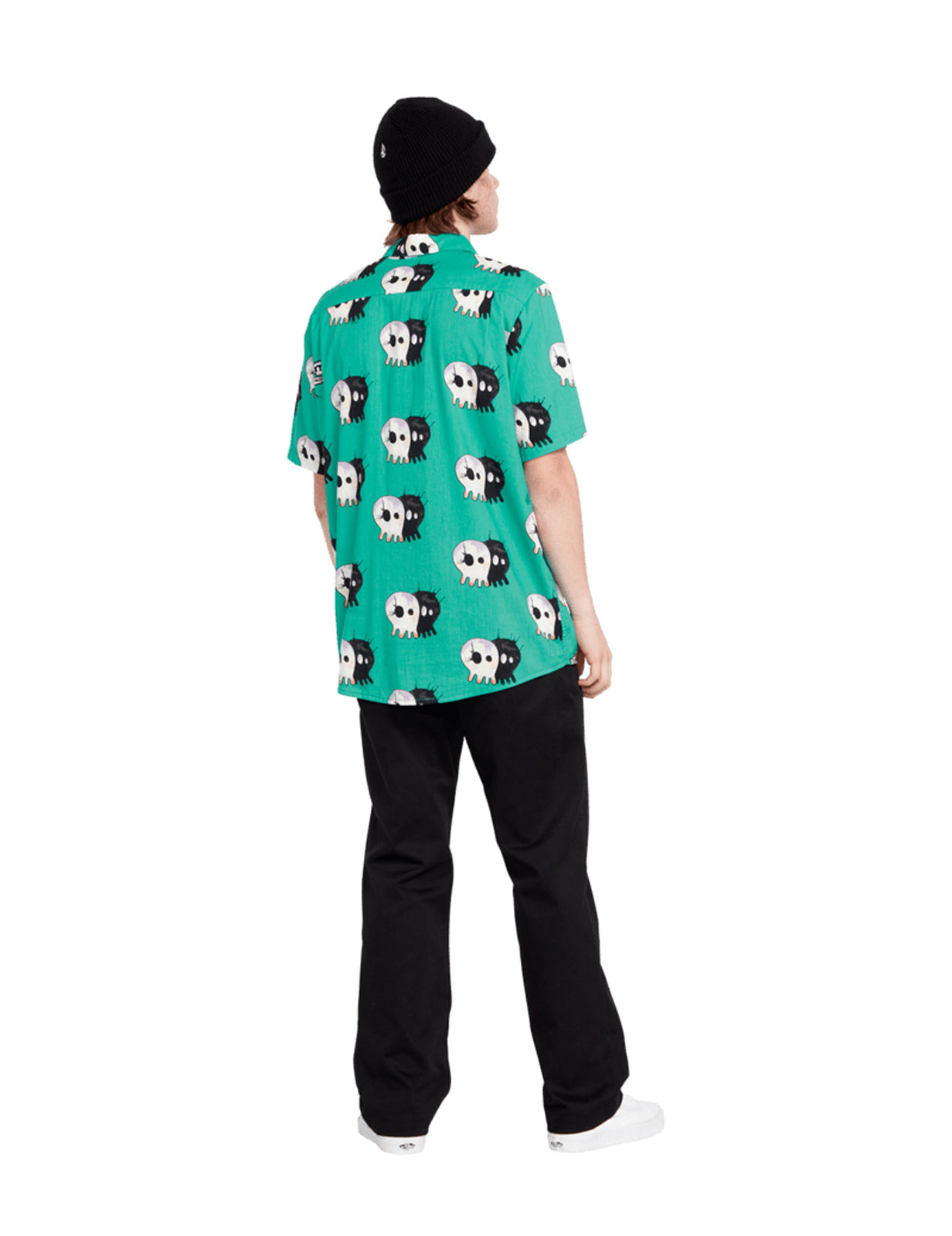 Volcom V Entertainment Pepper Short Sleeve Shirt in Scrubs Green