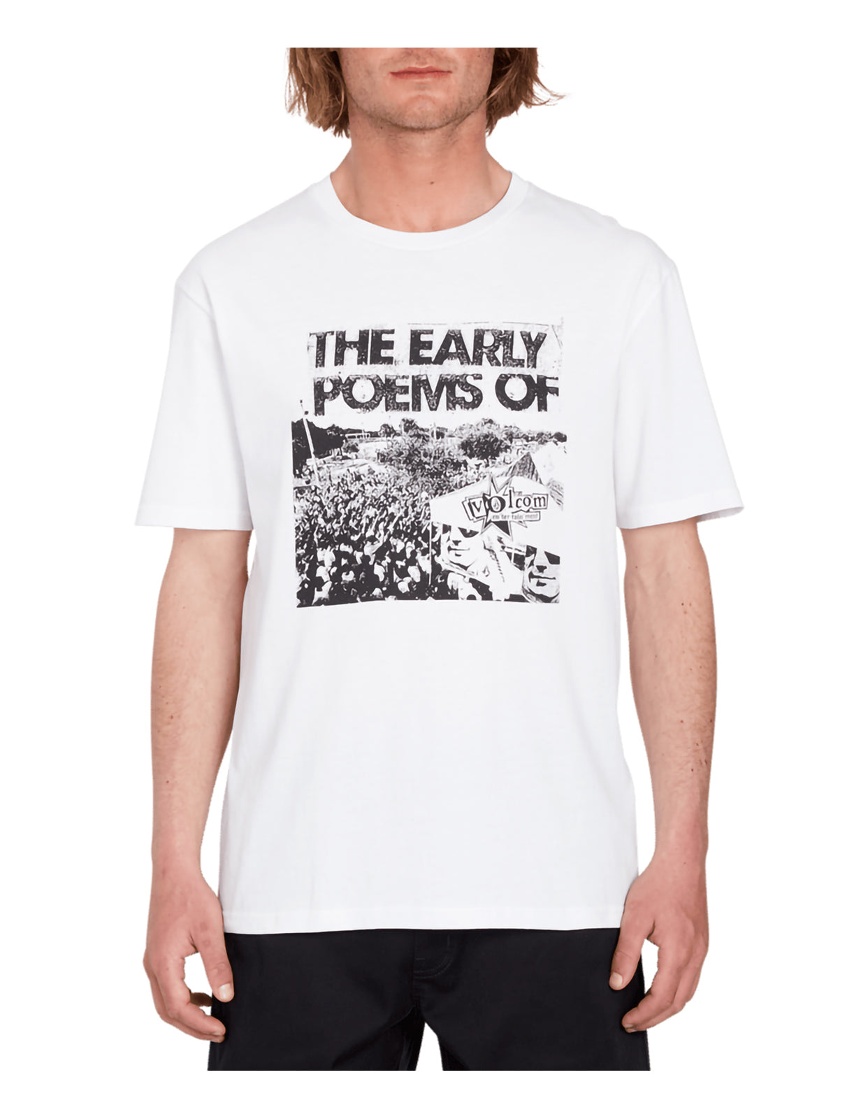 Volcom V Entertainment Poems Short Sleeve T-Shirt in White