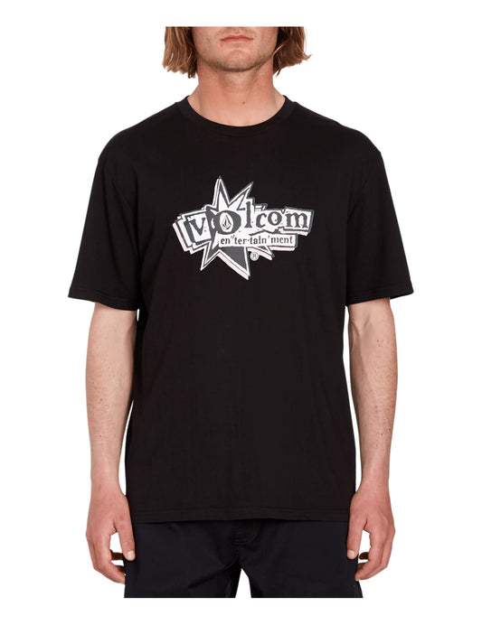 Volcom V Entertainment Short Sleeve T-Shirt in Black