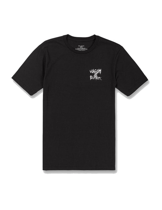 Volcom V Entertainment X Pepper Short Sleeve T-Shirt in Black