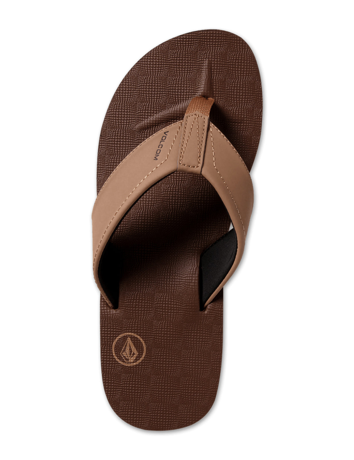 Volcom Victor Sandals in Brown Khaki