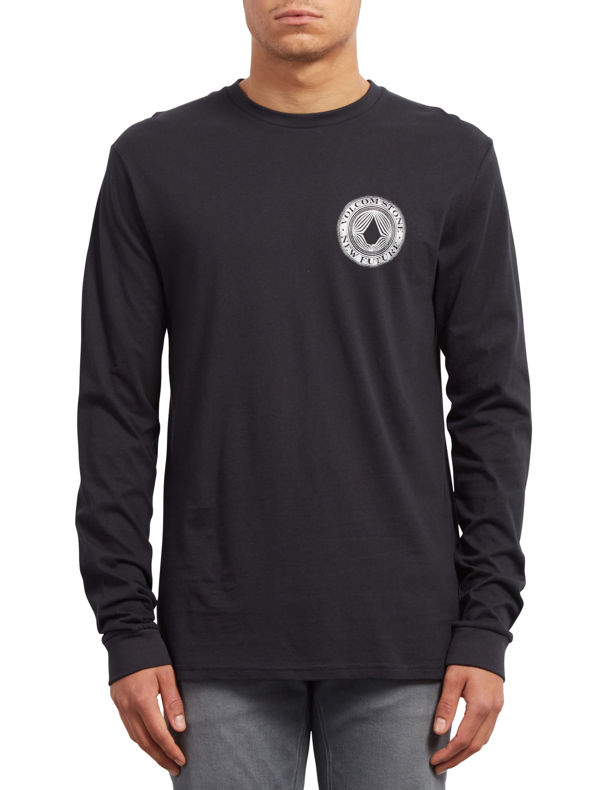 Volcom Volcomsphere Long Sleeve T-Shirt in Black