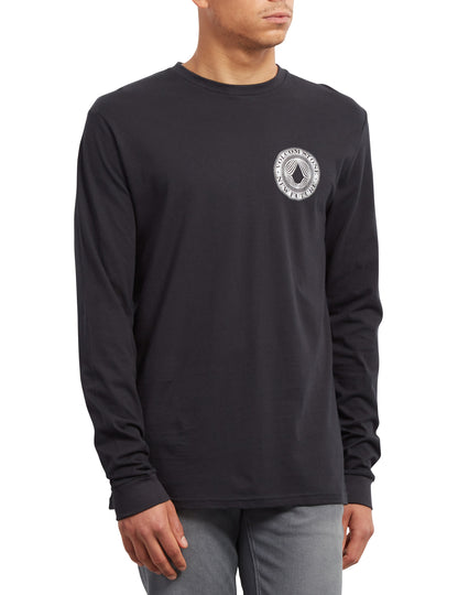 Volcom Volcomsphere Long Sleeve T-Shirt in Black