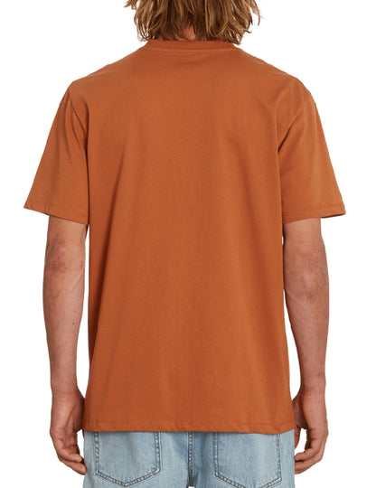 Volcom Volturb Short Sleeve T-Shirt in Mocha