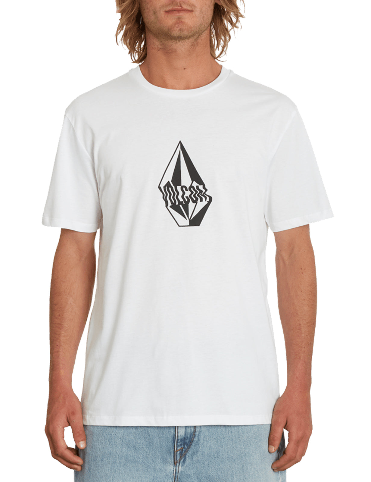 Volcom Volturb Short Sleeve T-Shirt in White