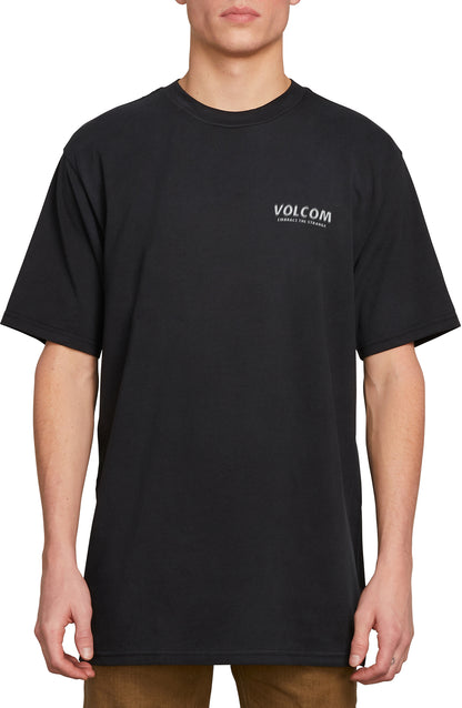 Volcom Wheat Paste Short Sleeve T-Shirt in Black