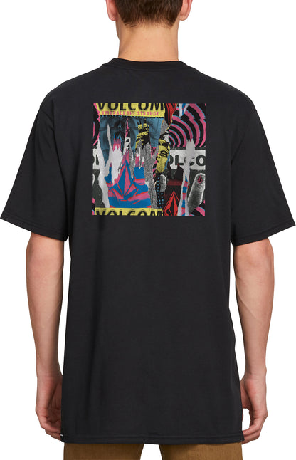 Volcom Wheat Paste Short Sleeve T-Shirt in Black