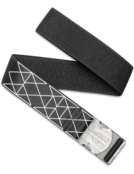 Arcade Geo Webbing Belt in Black/Reflective