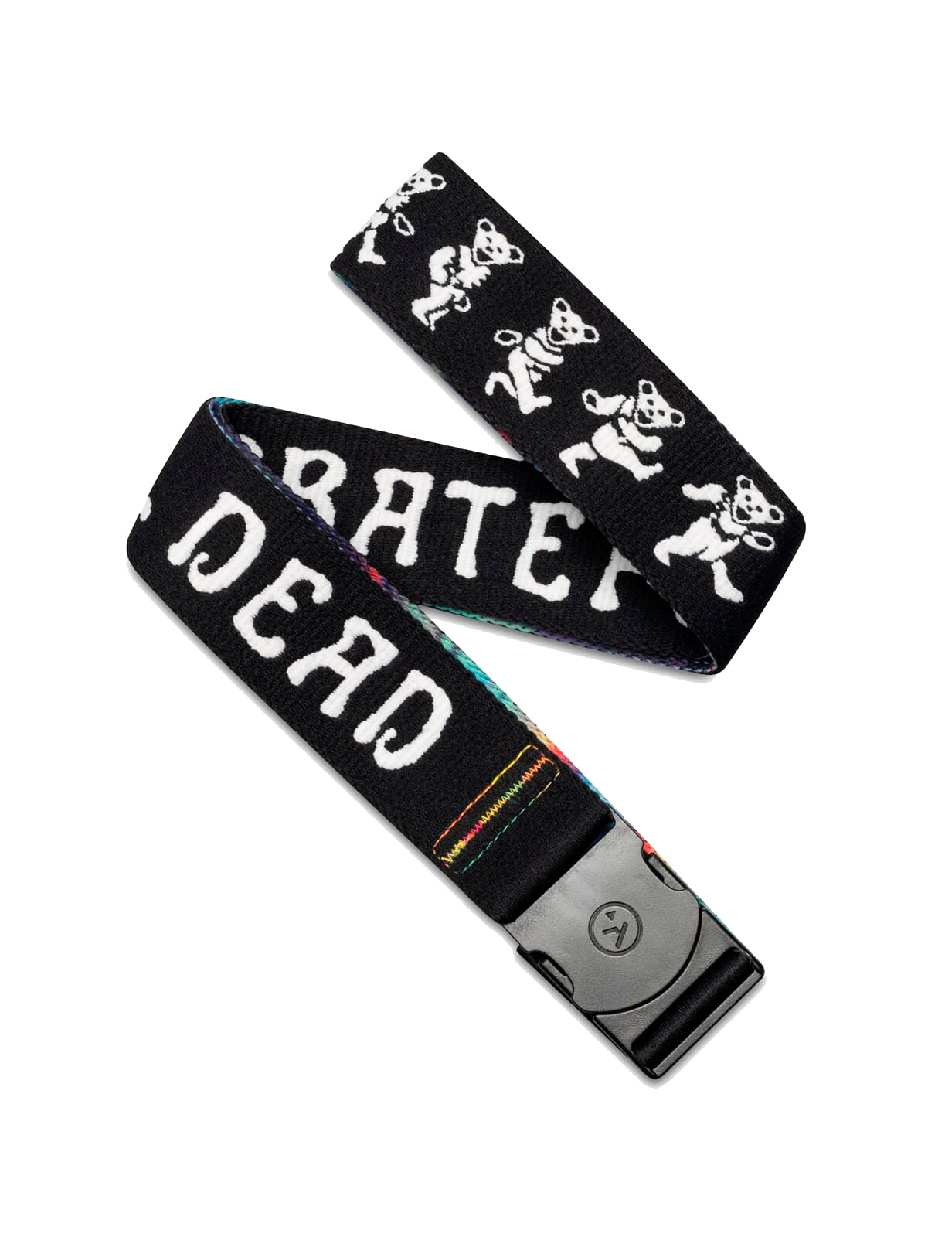 Arcade Rambler Grateful Dead Dancing Bears Webbing Belt in Black