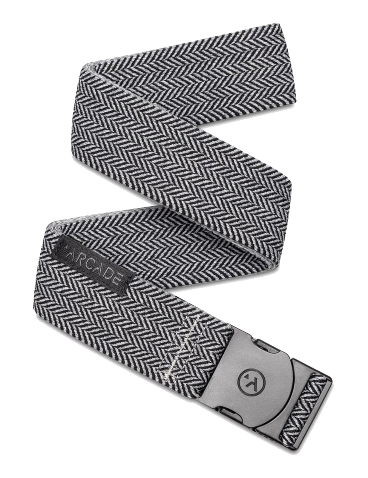 Arcade Hemingway Webbing Belt in Black/Grey