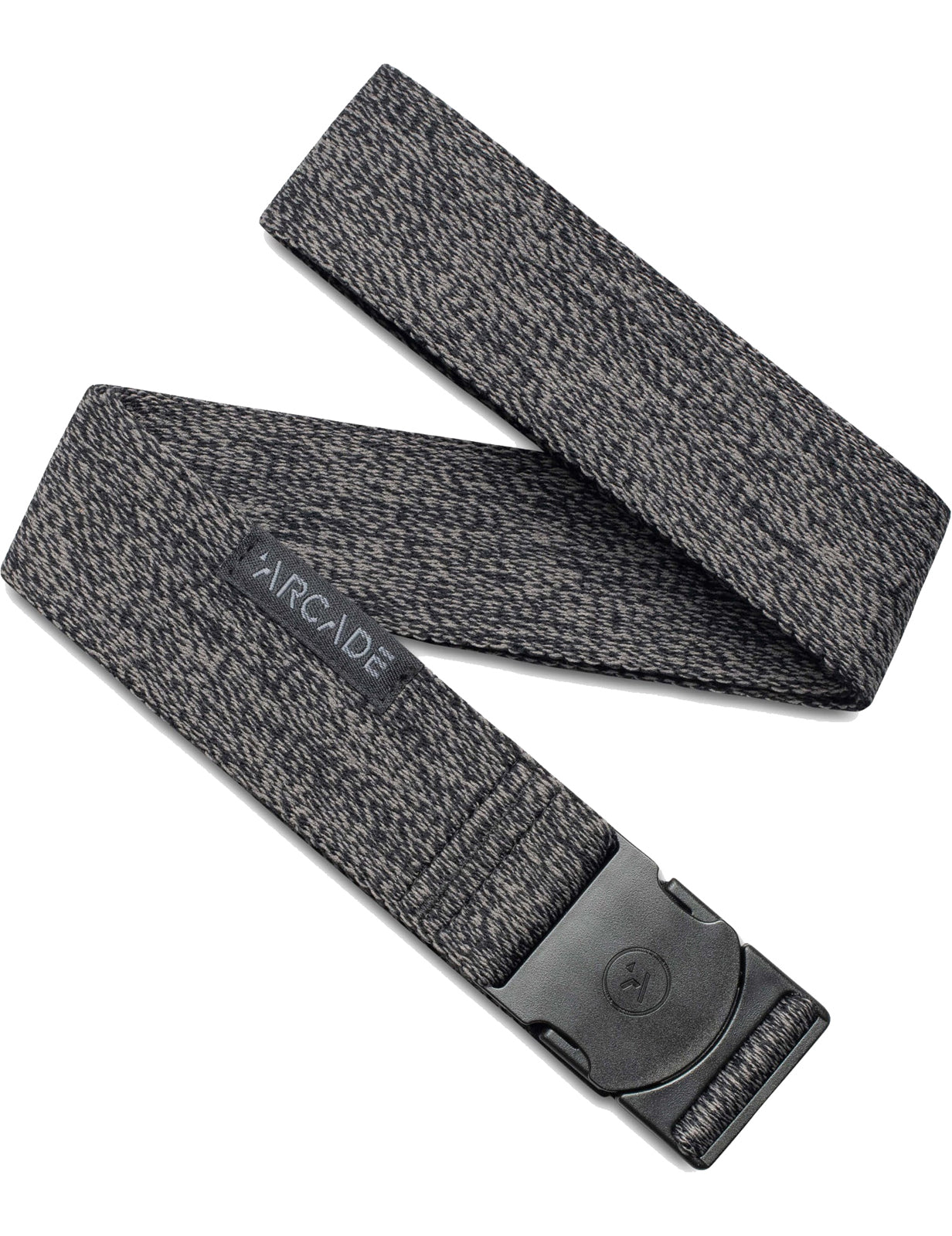 Arcade Ranger Long Webbing Belt in Heather Black