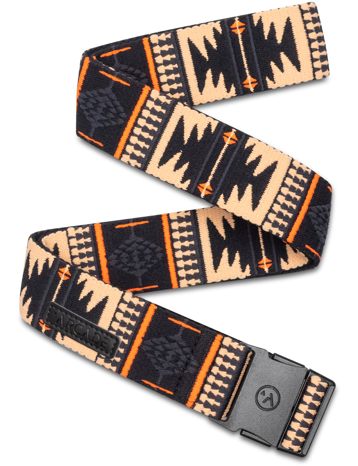 Arcade Ranger Slim Webbing Belt in Lava/Dr Rug