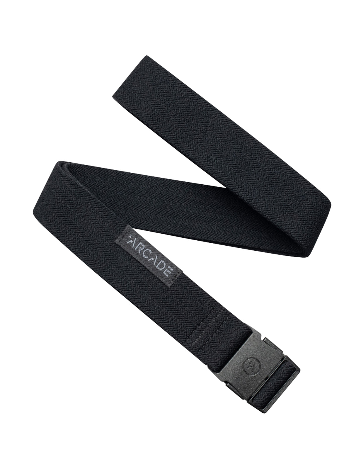 Arcade Ranger Slim Webbing Belt in Midnighter Black