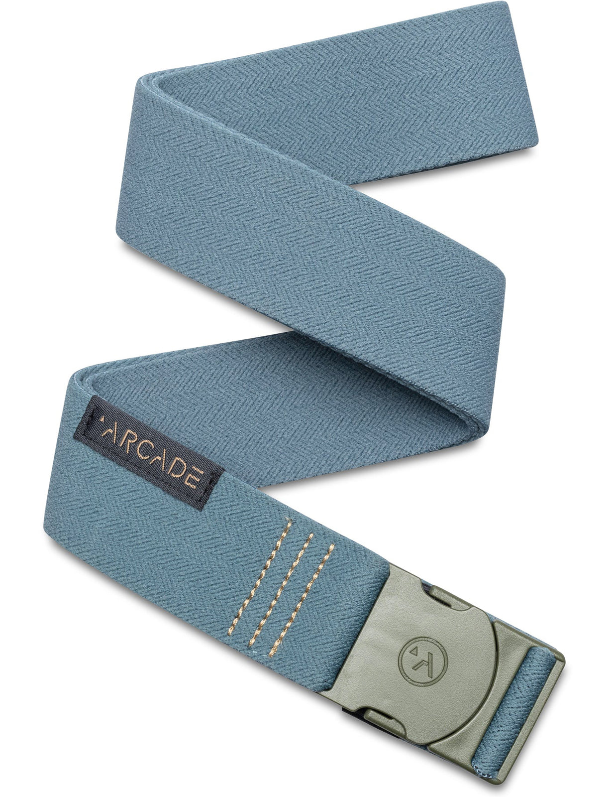 Arcade Ranger Splice Webbing Belt in Moody Blue/Ivy