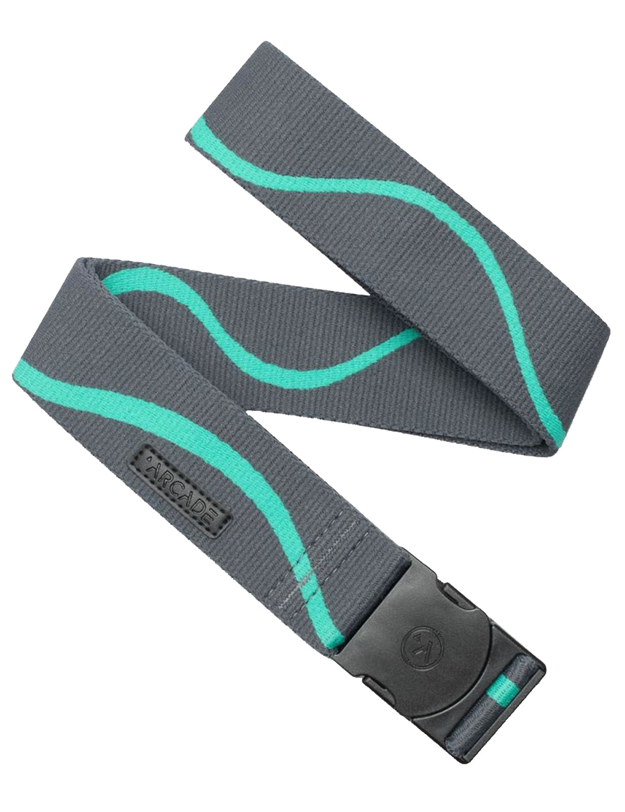 Ceinture en toile Arcade Wave en charbon/astro