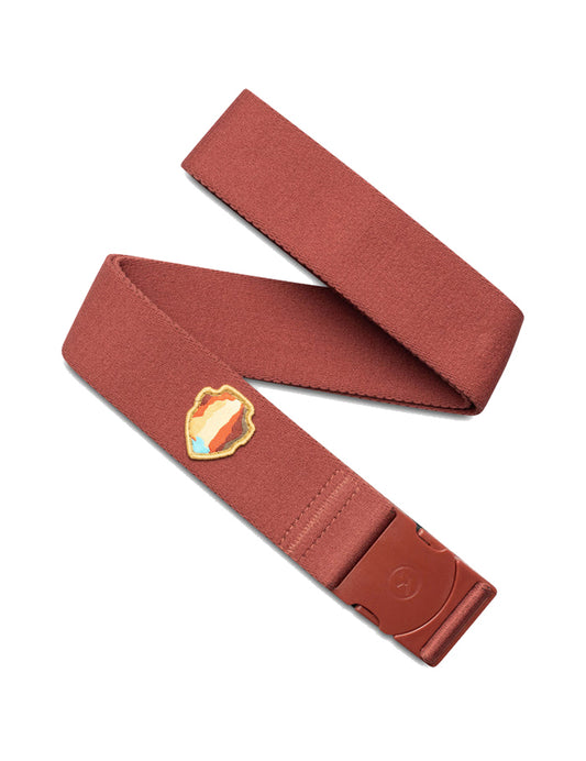 Arcade Zion National Parks Webbing Belt in Vermilion