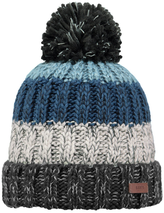 Barts Wilhelm Bobble Hat in Charcoal