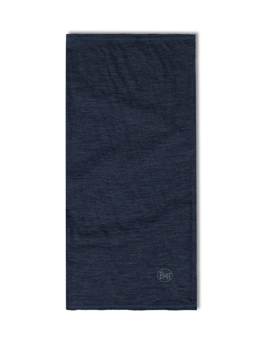 Buff Merino Lightweight Neck Warmer in Solid Night Blue