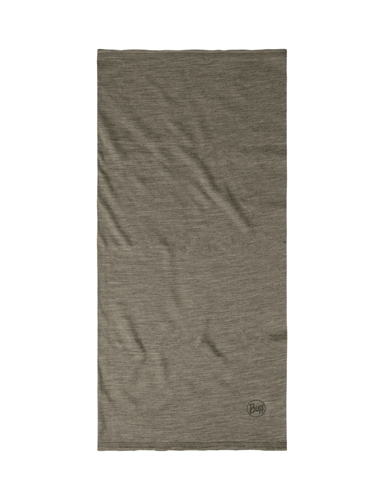 Buff Merino Lightweight Neck Warmer in Solid Taupe Grey