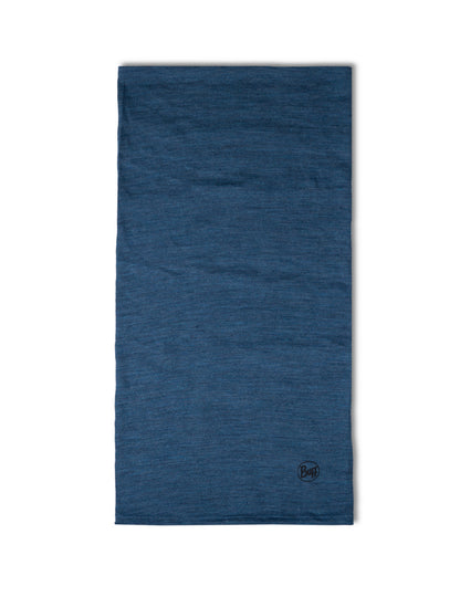 Buff Merino Midweight Neck Warmer in Blue Marle