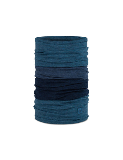 Buff Merino Move Neck Warmer in Denim