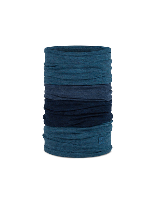 Buff Merino Move Neck Warmer in Denim