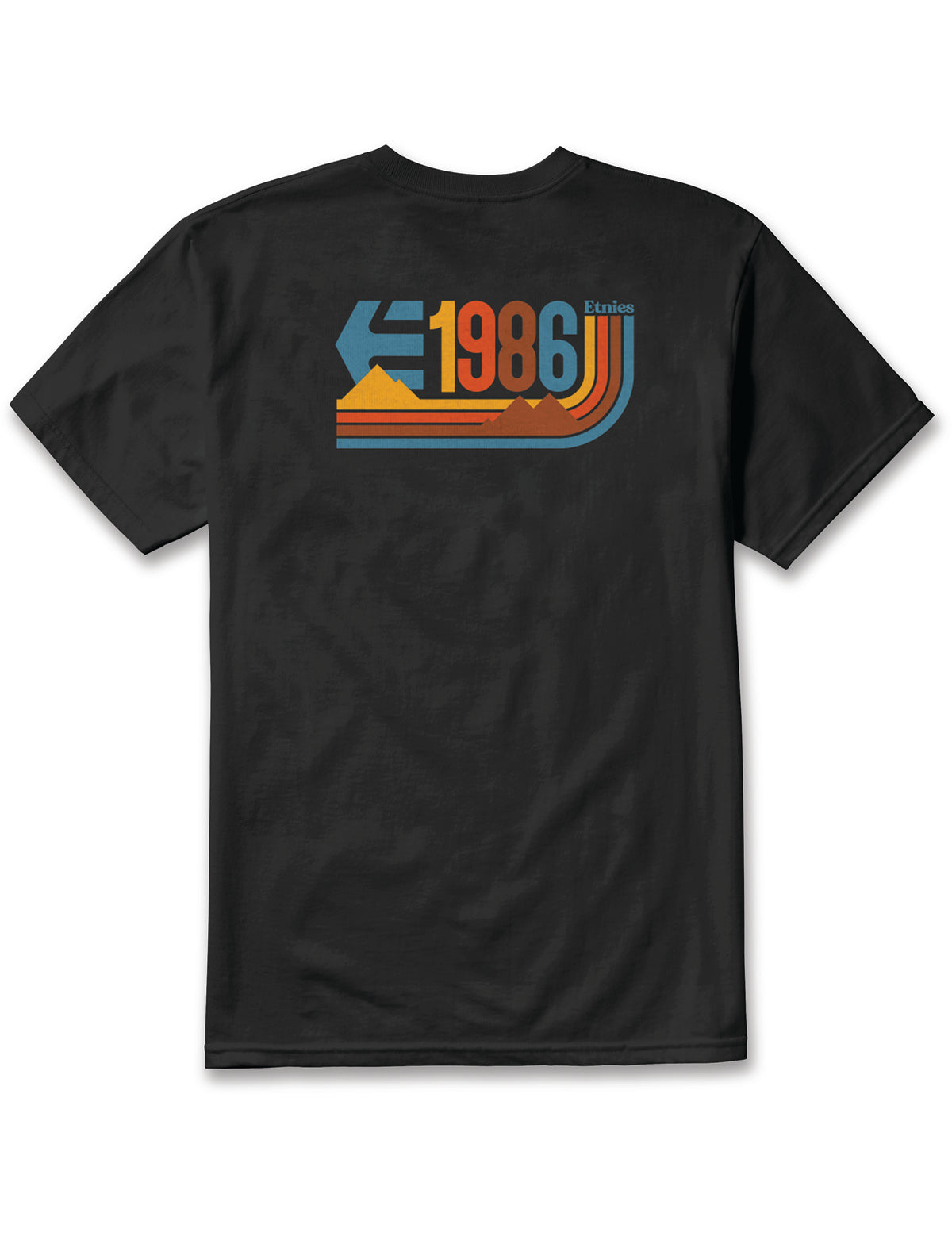 Etnies 1986 Short Sleeve T-Shirt in Black