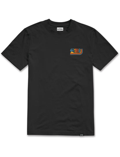Etnies 1986 Short Sleeve T-Shirt in Black