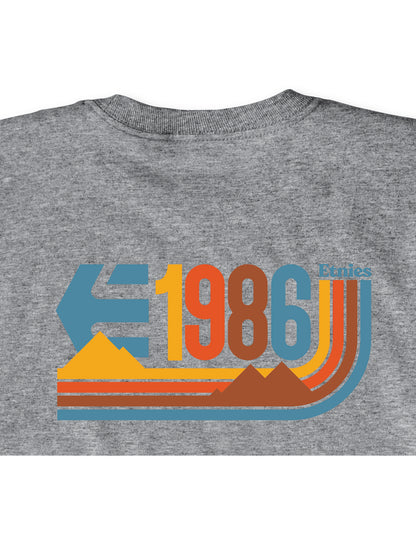 Etnies 1986 Short Sleeve T-Shirt in Grey/Heather