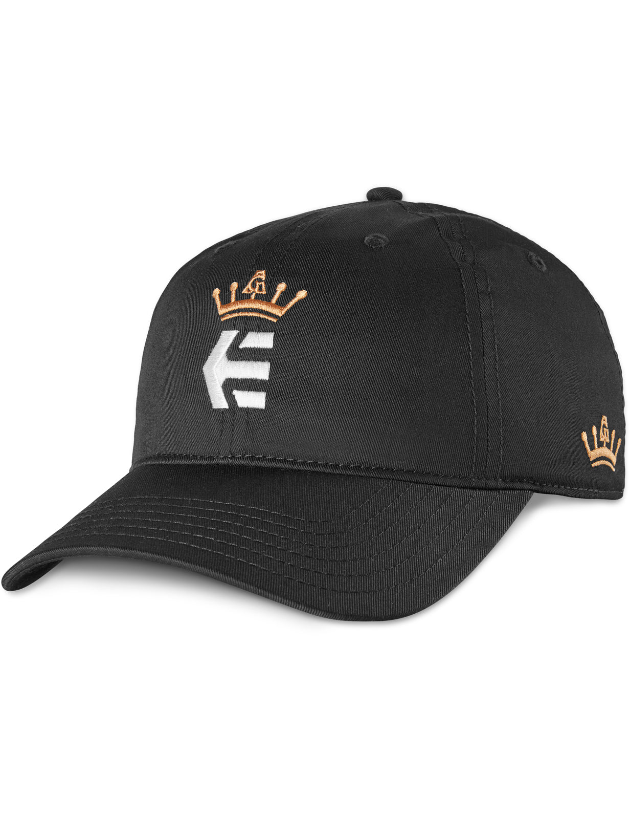 Etnies AG Strapback Aurelien Giraud Curved Peak Cap in Black