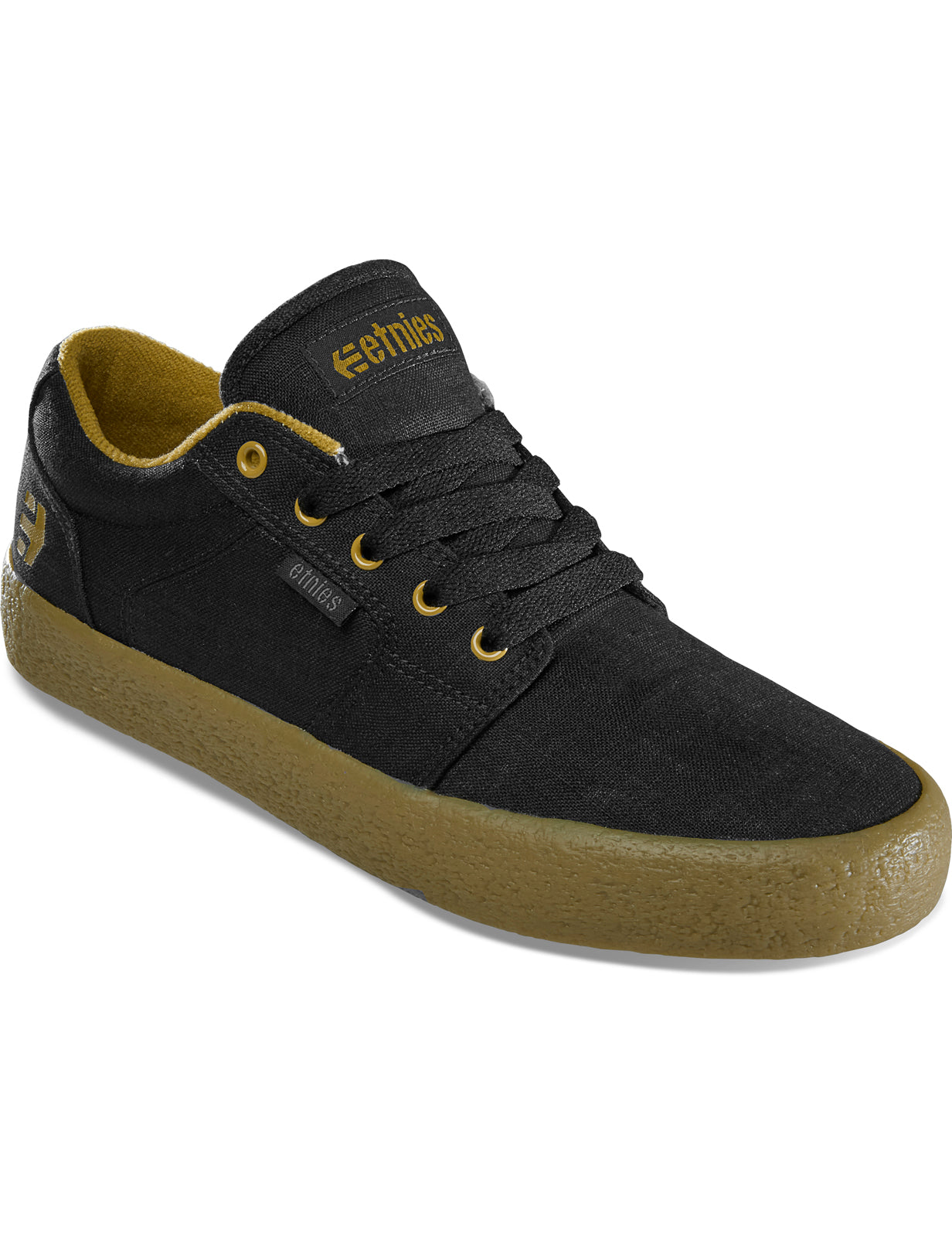 Etnies Barge LS Trainers in Black Raw