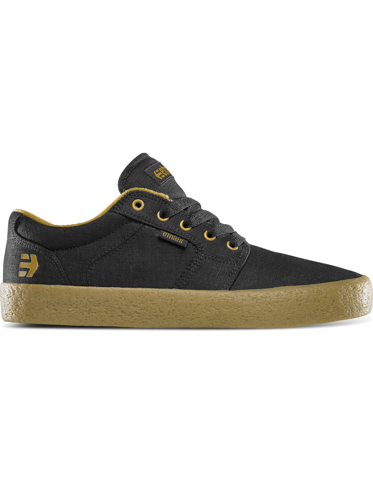 Etnies Barge LS Trainers in Black Raw