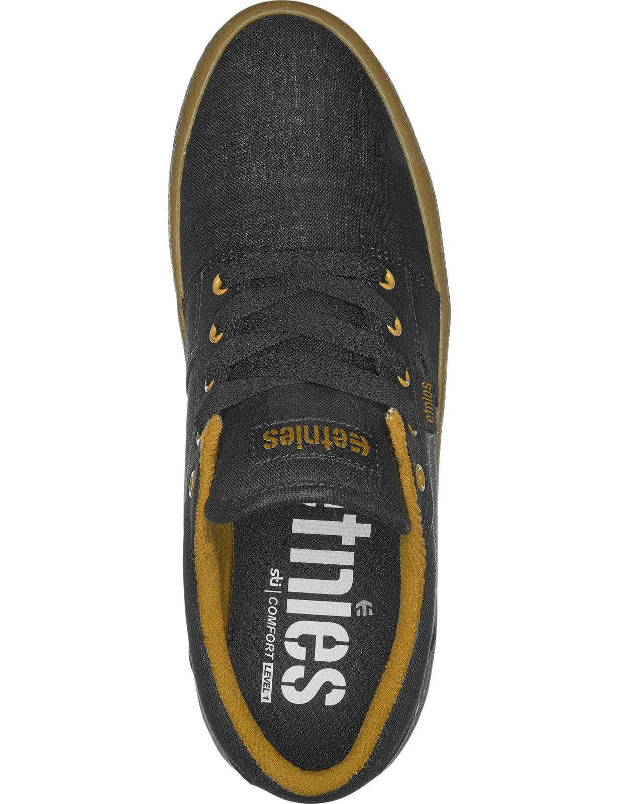 Etnies Barge LS Trainers in Black Raw