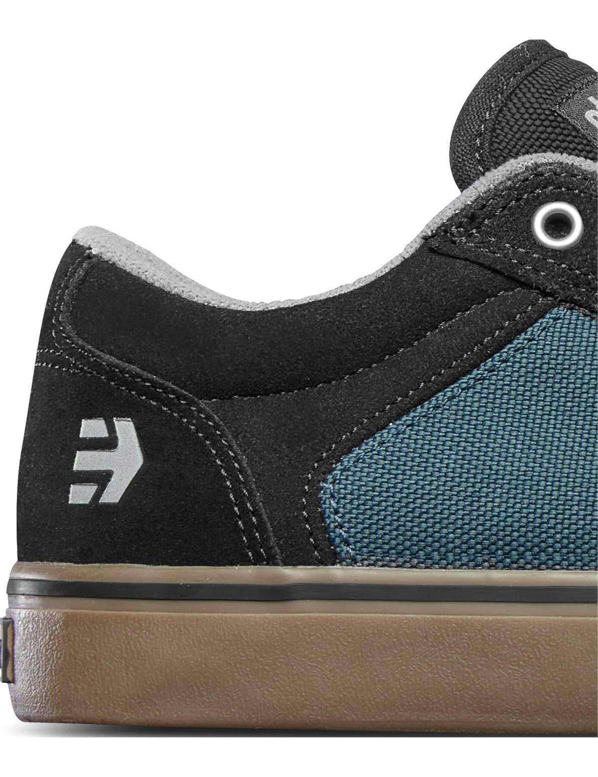 Etnies Barge LS Trainers in Black/Teal