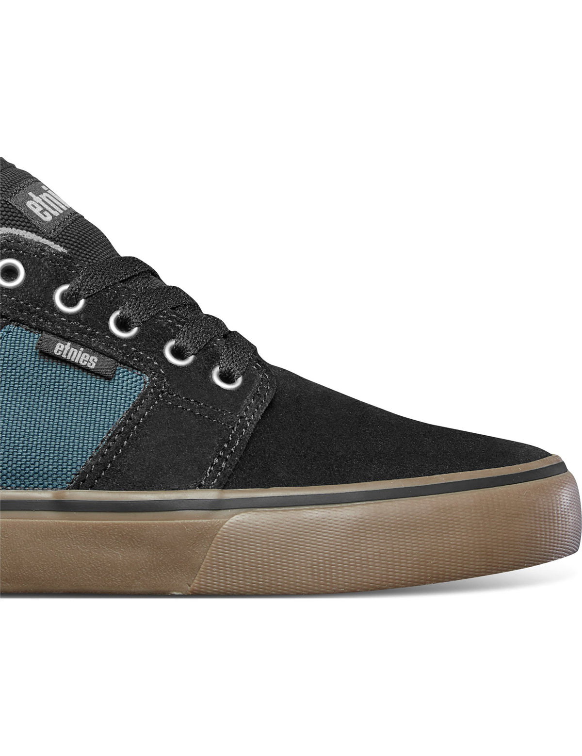 Etnies Barge LS Trainers in Black/Teal