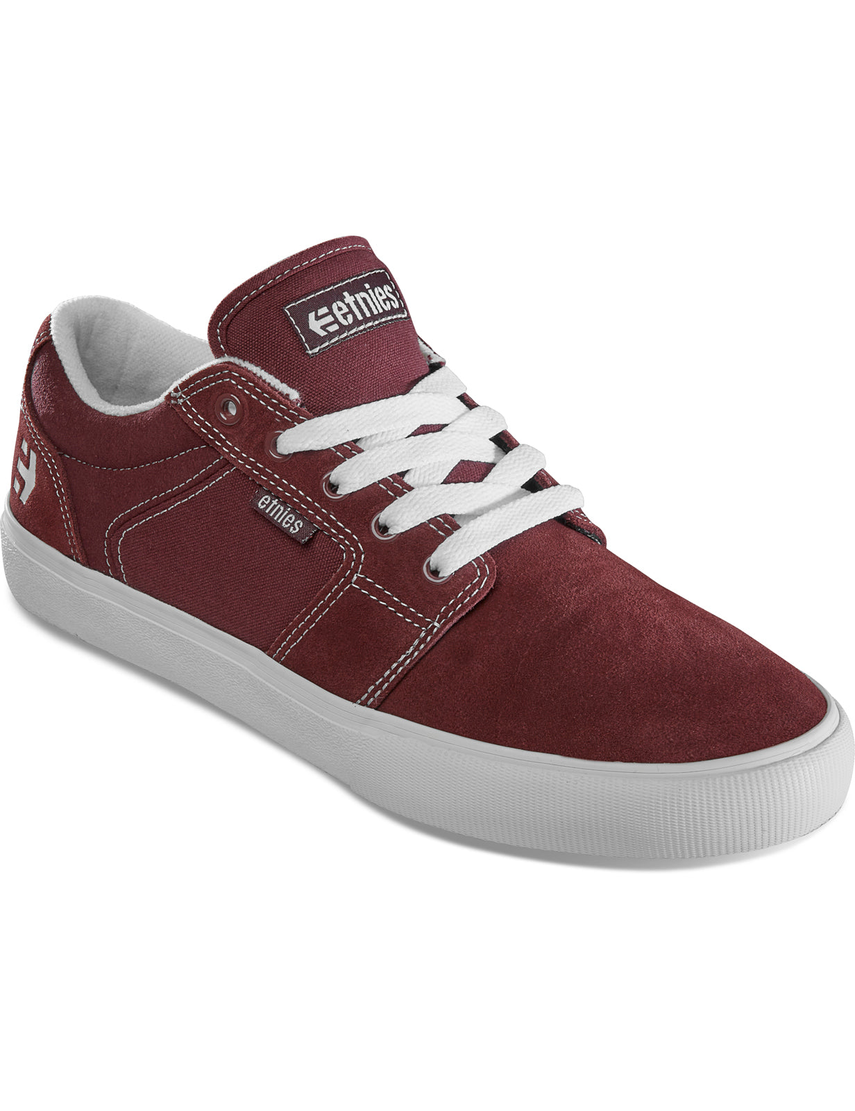 Etnies Barge LS Trainers in Maroon