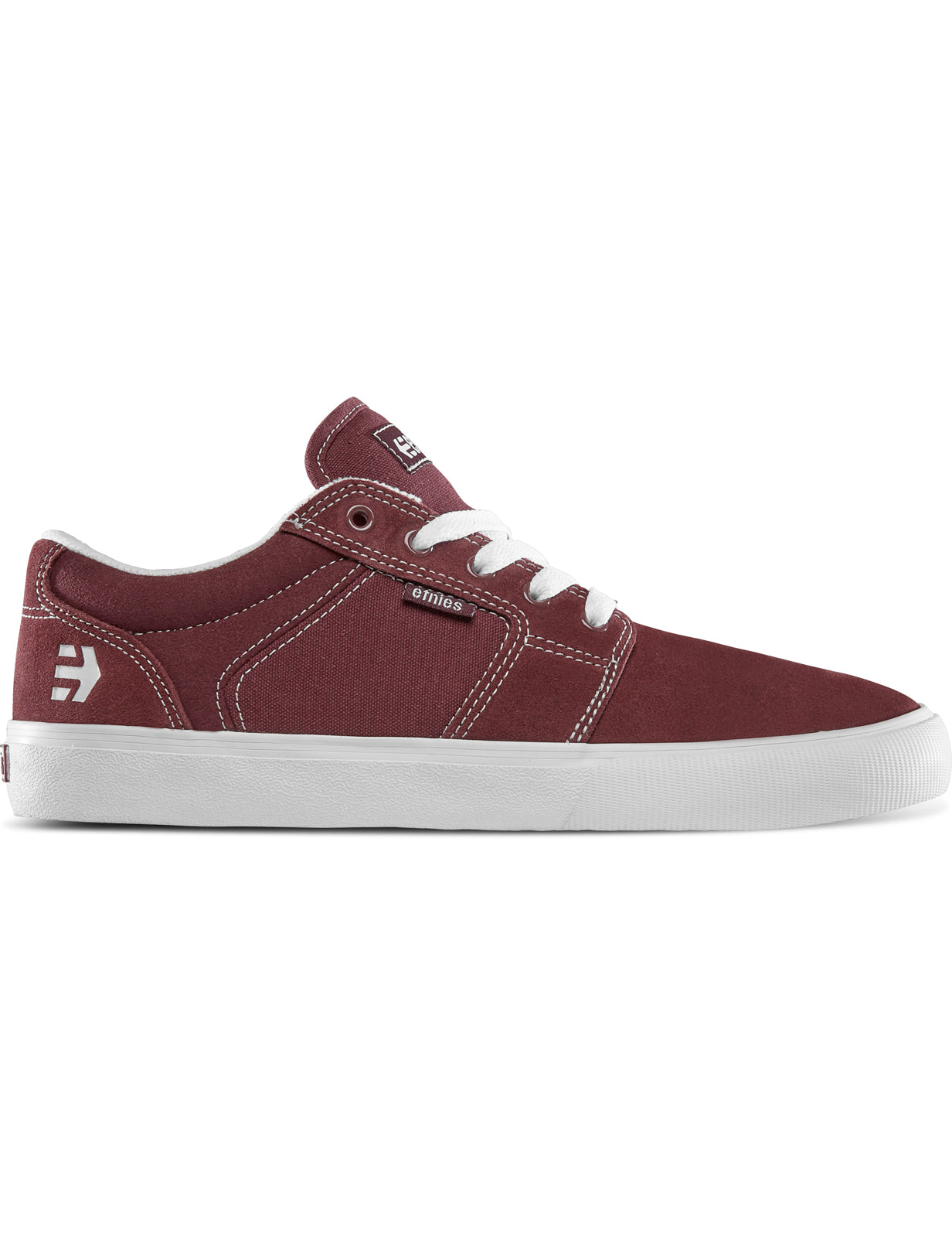 Etnies Barge LS Trainers in Maroon
